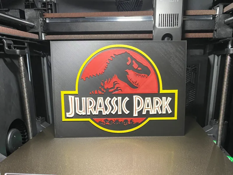 Logo de Jurassic Park Hueforge