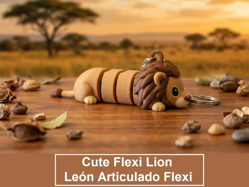 Adorable Lion Flexi / Lion Articulé Flexi