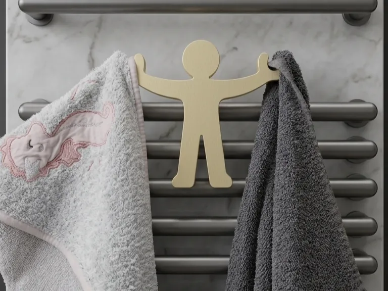 "Hugger" Towel & Robe Organizer Kit (7-Piece Printable Set)