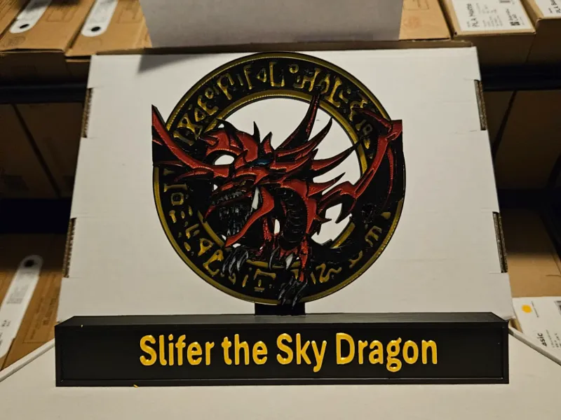 Yu-Gi-Oh - Slifer de Hemeldraak display