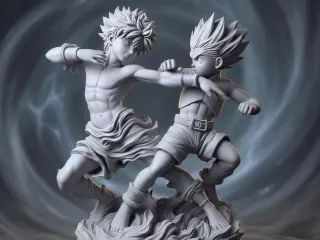 Killua Zoldyck y Gon Freecss - HunterXHunter