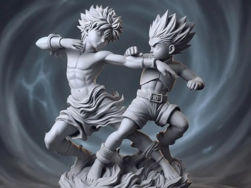 Killua Zoldyck y Gon Freecss - HunterXHunter