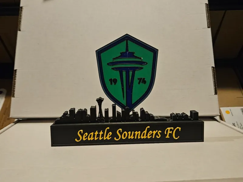MLS - Seattle Sounders FC skyline