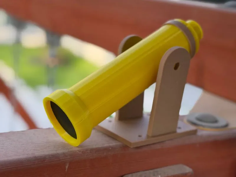 Longue-vue secrète pour télécommande — Télescope jouet avec compartiment secret