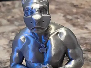 Male Pup statue