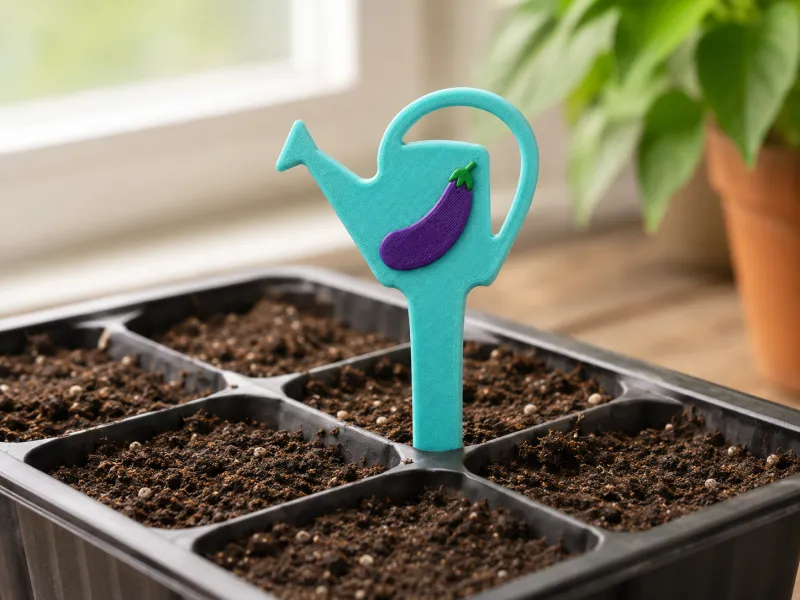 SproutTags Plant Marker - Aubergine / Eggplant