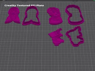 Frozen cookie cutter set