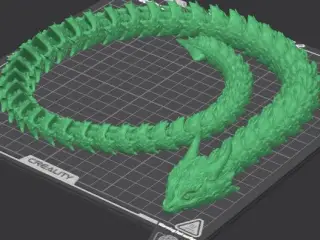 Articulated Snakedragon ca.75cm