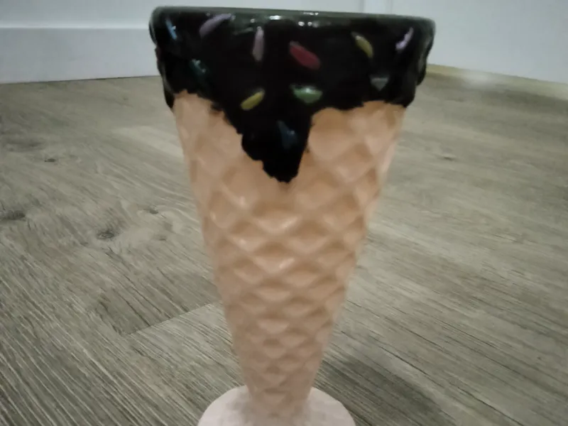 dripping ice cream cup