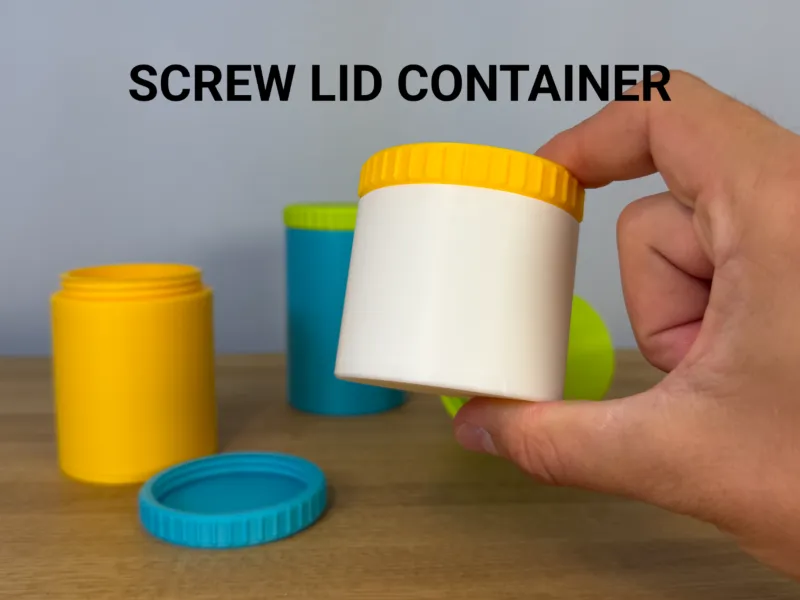 Screw Lid Container