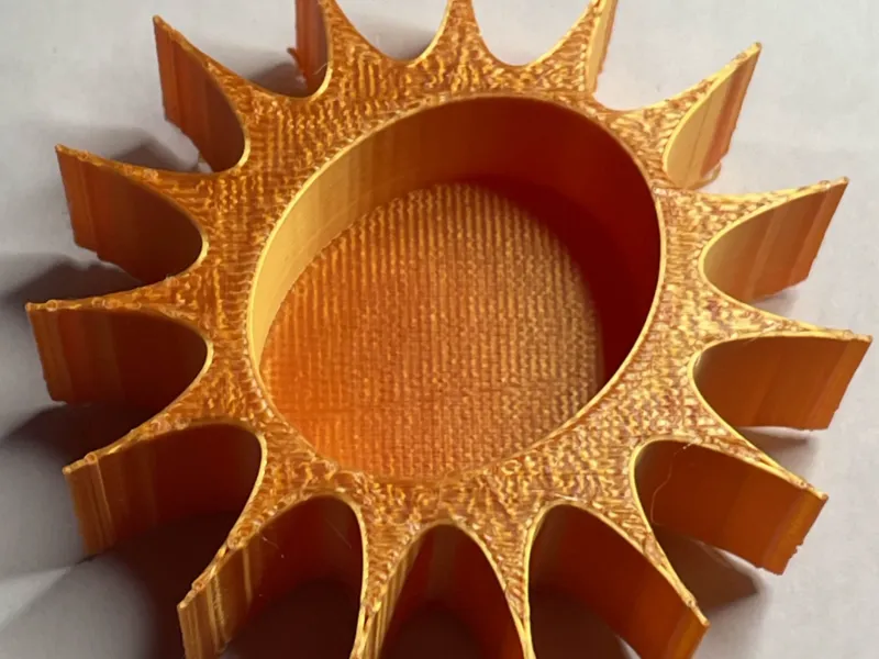 sun burst spider hide or bowl