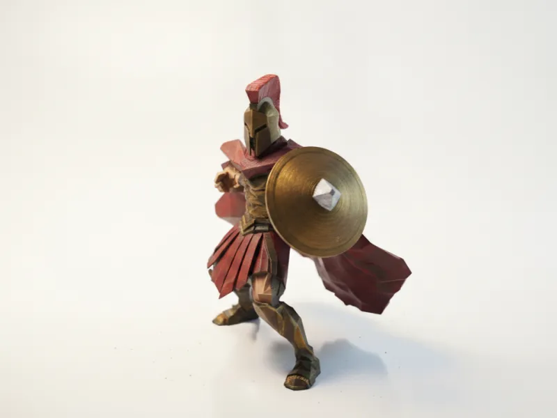 King Leonidas Spartan Warrior Movies 3D Printable
