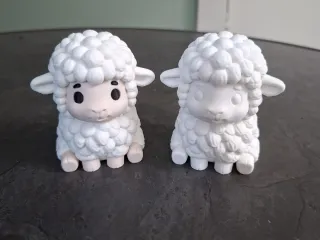 Cute Fluffy Sheep – Adorable Farm Figurine