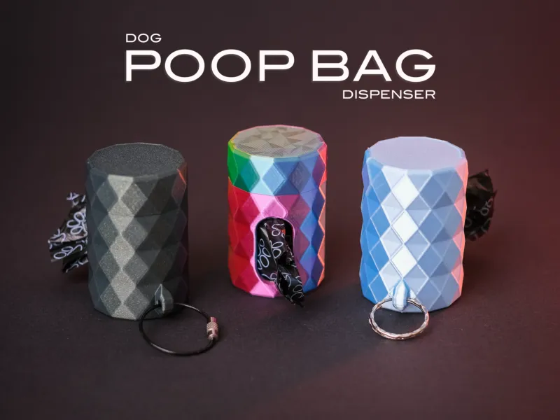 Fancy Dog Poop Bag Dispenser