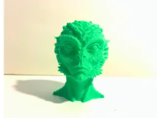 Weird colorful alien