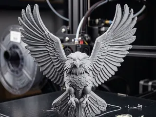 Eagle desk ornament