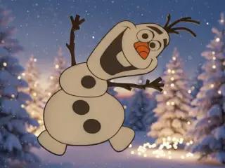 Olaf window ornament