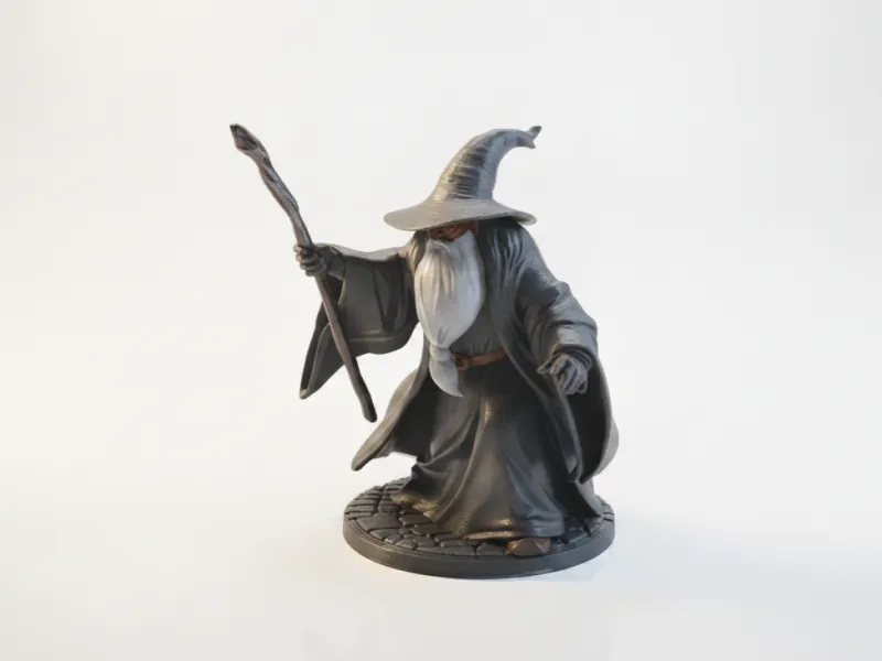 Gandalf Wizard Statue Lord of the Rings 3D Printable
