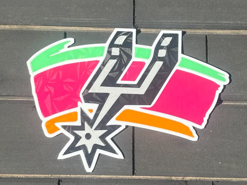San Antonio Spurs Multicolor Logo