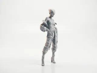 Fashion Icon Figurine Female Character 3D Printable