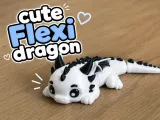 Cute Flexi Dragon – Articulated Baby Dragon | Print-in-Place-0