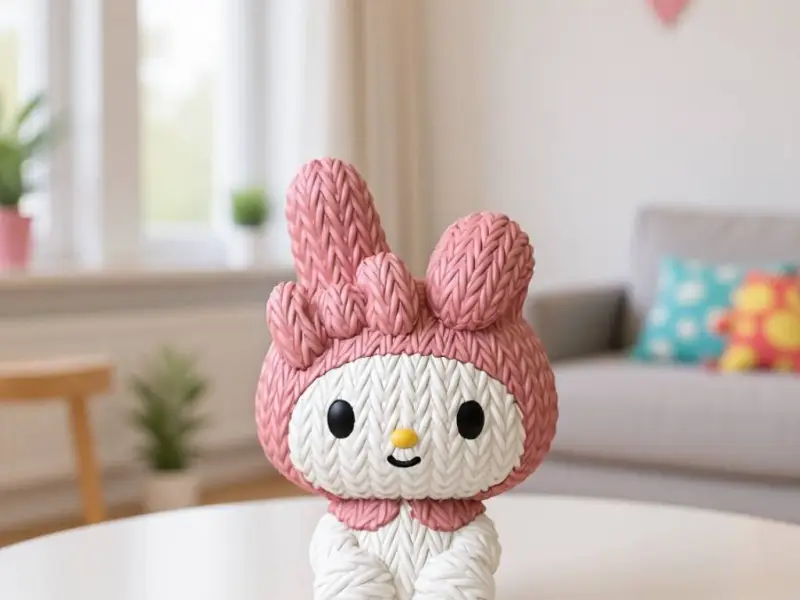 My Melody From Hello Kitty - Knitted - Crochet