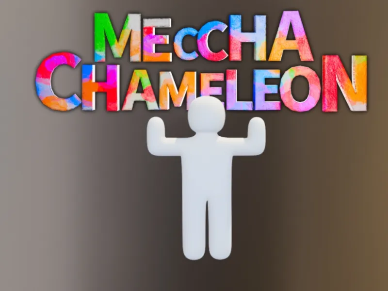 Posa a braccia alzate -- Mecha Chameleon