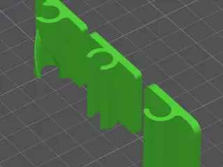 Self adhesive cable clips