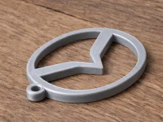 Mazda Logo Keychain