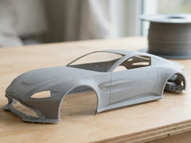 Caroserie mașină sport Aston Martin Vantage 2019 – Imprimabilă 3D