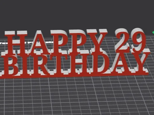 Happy Birthday 29