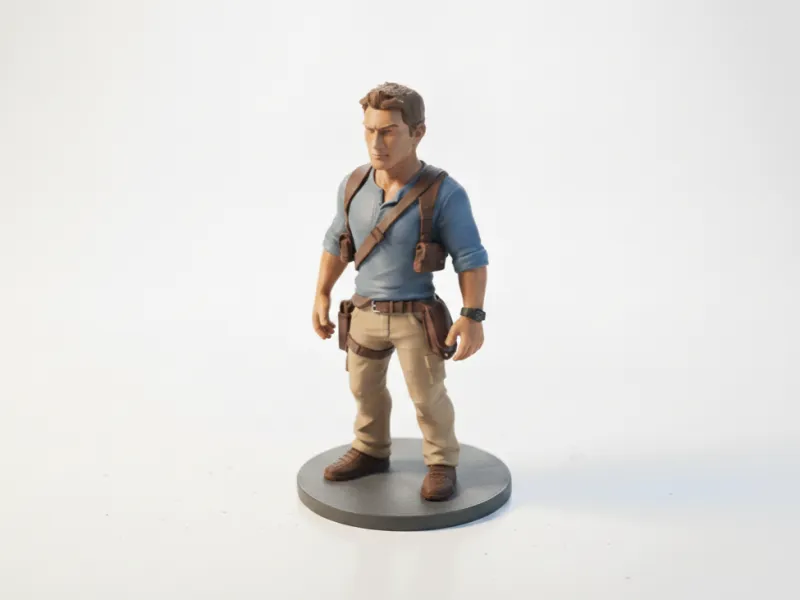Nathan Drake Beeldje Gaming Verzamelobject 3D Printbaar