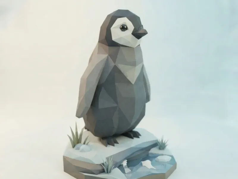Low Poly Penguin