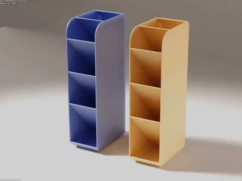 Modern Desktop Organizer – Multi-Compartment Desk Storage