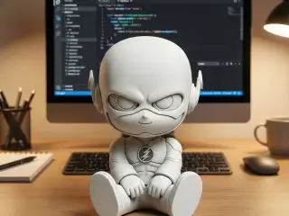 Figura Flash Chibi Coleccionable ⚡🦸‍♂️