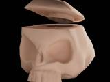 Skull Screw Cap Container-0