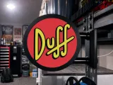 Duff Beer lightbox sign system-0