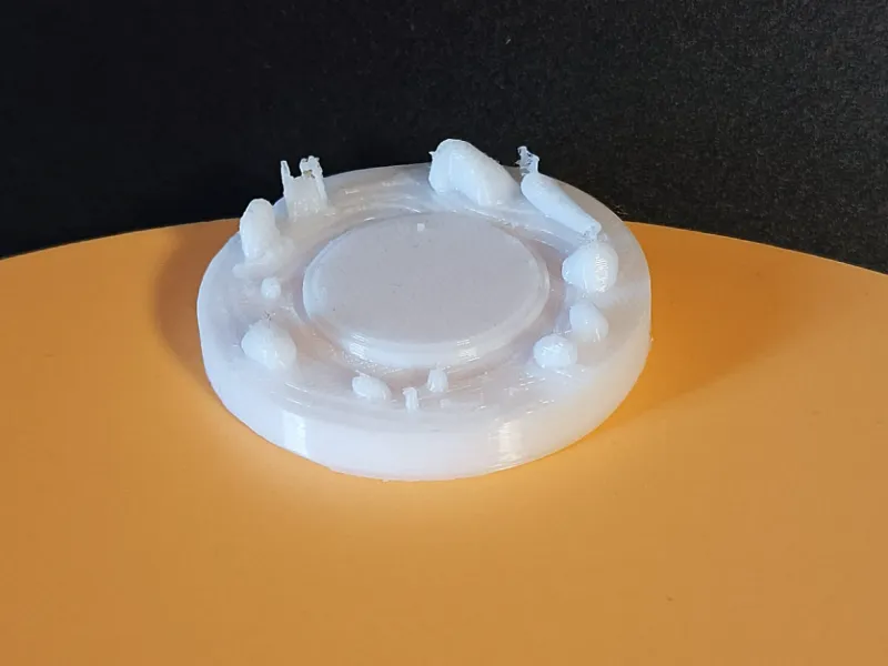 Base de présentation sur sol naturel
