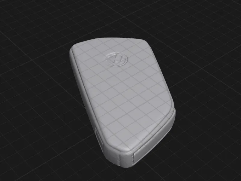 Volkswagen new key original scan