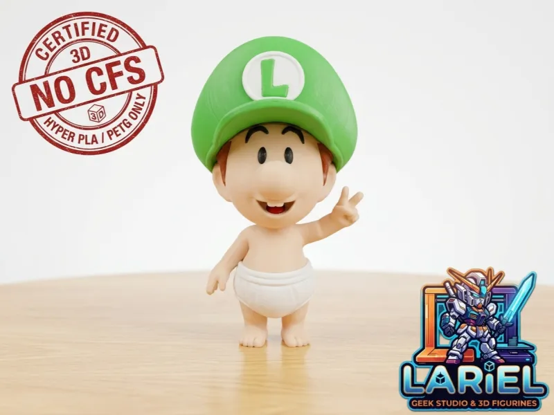 Baby Luigi MultiPart (Nintendo) 18cm - 3mf - No CFS