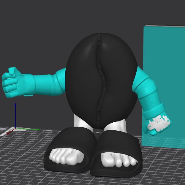 Archivos de impresora 3D | Archivo 3MF | BEAN MAN | Creality Cloud