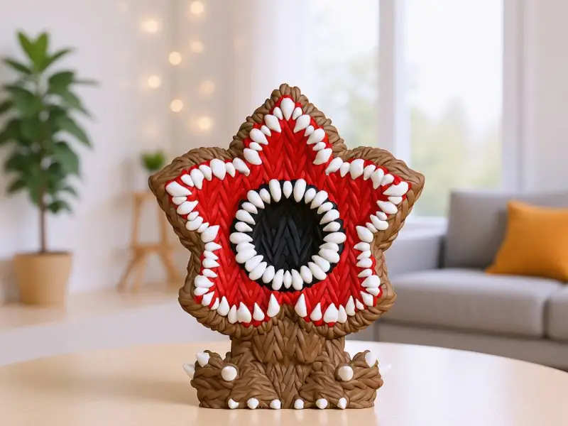 The Demogorgon - Stranger Things - Knitted - Crochet