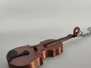 Violin keychain