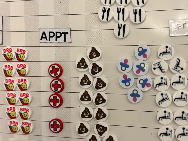 Magnetic Status Board Pack – Printable Name Plates & Icons