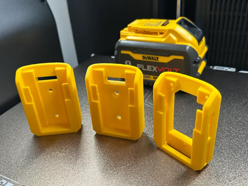 Крепления для аккумуляторов Dewalt (одинарные и множественные)