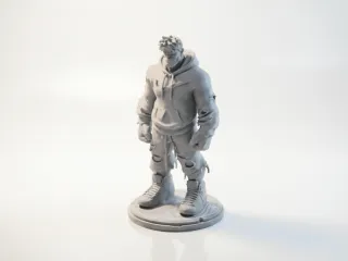 Street Hulk Figurine Urban Style 3D Printable
