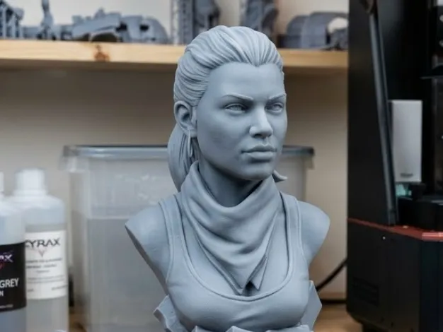 Busto di Lucia STL GTA VI Modello di scultura per stampa 3D