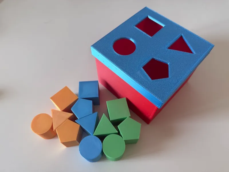 Caja de Juguete Figuras