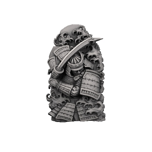 samurai wall ornament