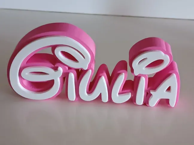 Giulia Disney name decoration
